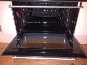 oven after cleaning